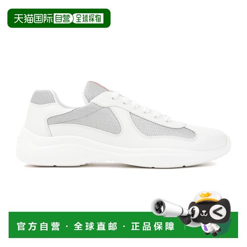 PRADA 男士运动鞋 4E3400FG0006GWF0J36BIANCOARGENTO
