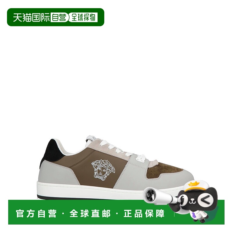 1h可退 潮奢 Versace 范思哲 男士 运动鞋 brown棕色 舒适时尚
