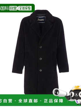 HERNO 男士大衣 CA000206U127359300 AW2025 黑色 Black Coat Wit