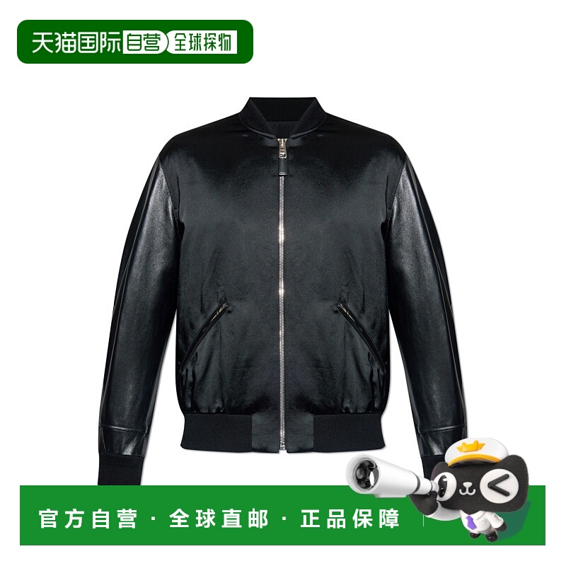 1h可退 GIVENCHY 男士夹克 BM01DZ6Y3Z075 AW2025 黑色 Cotton an