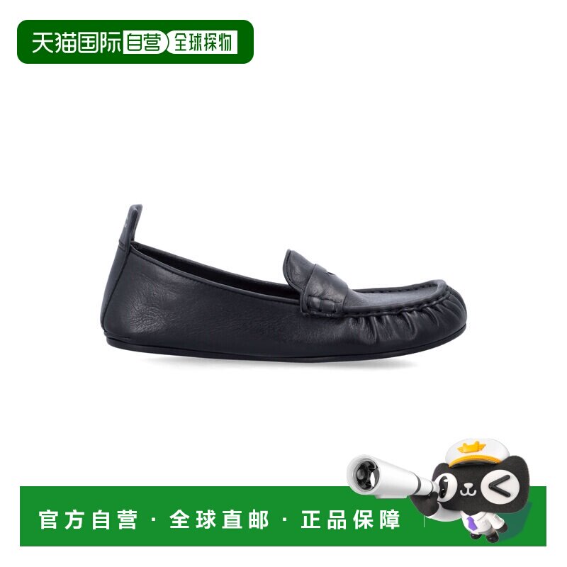 ACNE STUDIOS 女士芭蕾乐福鞋 AD0853900 SS2026 黑色单鞋一脚蹬图片