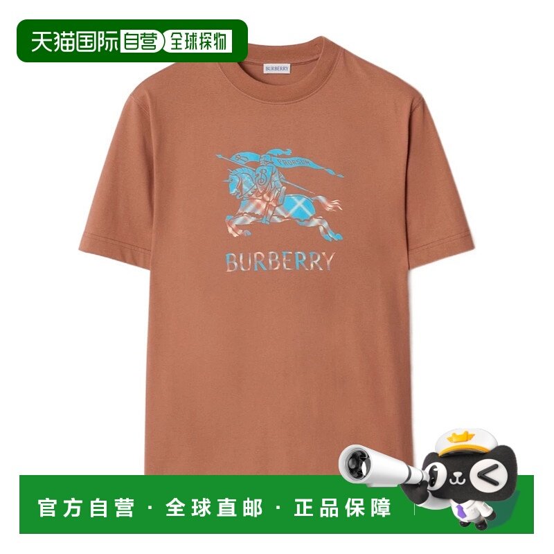 BURBERRY 男士T恤 81190161 SS2026 粉红色 短袖T恤