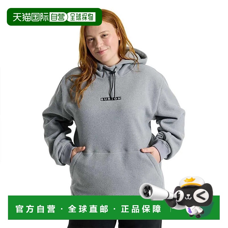 BURTON 炭灰色套头连帽衫 中性