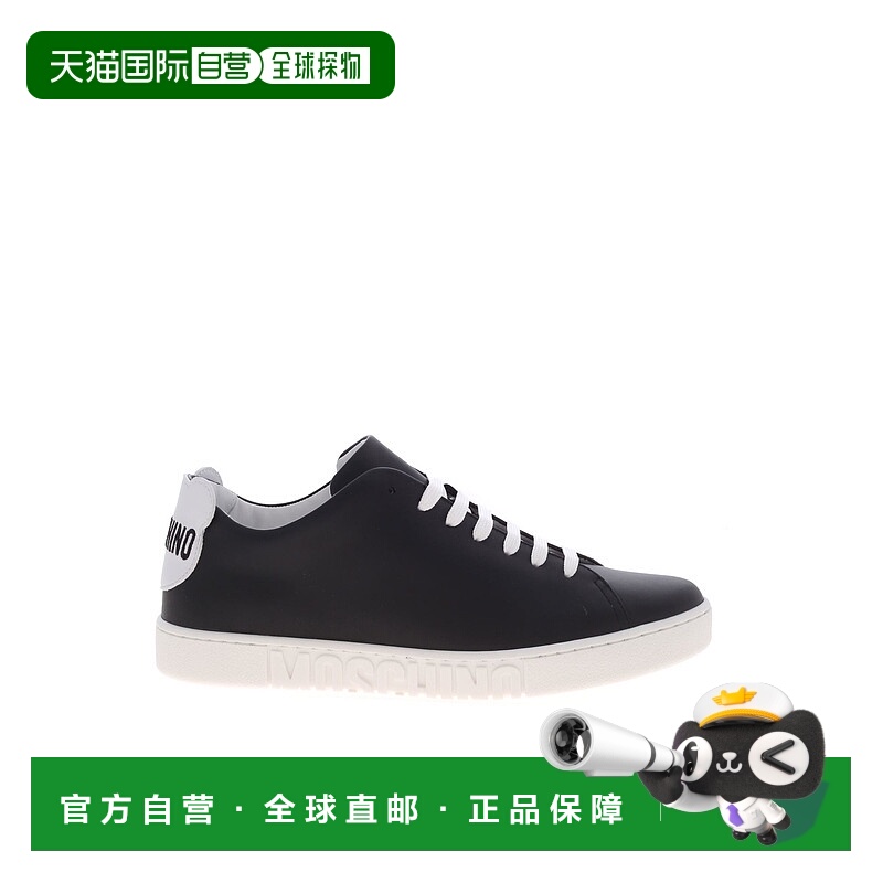 1h可退 MOSCHINO 男士运动鞋 MB15022G1AGA100A AW2020 黑色