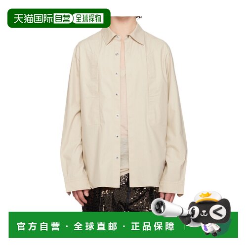 RICK OWENS 男士衬衫 RU01F2237P138 SS2026 男装花色长袖衬衫