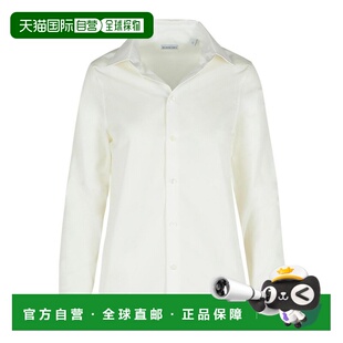 SS2025 白色 String BURBERRY Cotton 8101130 White 女士衬衫