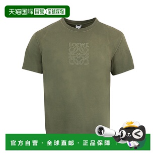 T恤 男士 H526Y22XBN4160 SS2025 短袖 1h可退 绿色 LOEWE