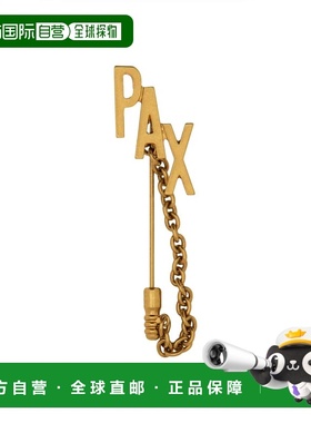 MOSCHINO 女士项链 917884020607 AW2024 金色 Brooch With Chain