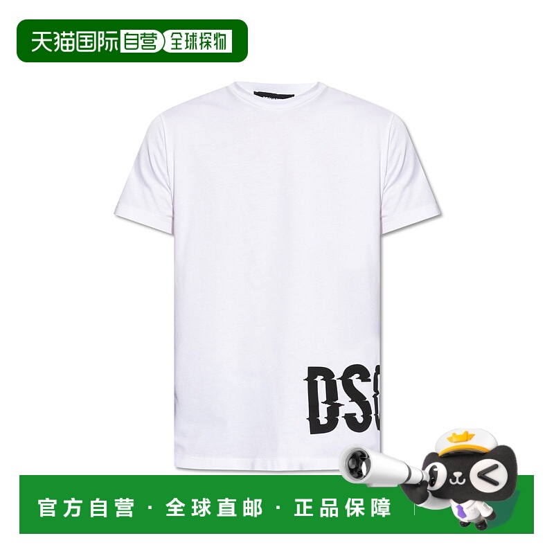 1h可退 DSQUARED2 男士T恤 S74GD1261S23009100WHITE AW2025