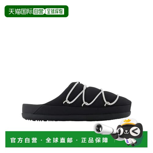 MOON BOOT 女士拖鞋 80D2410020N001 SS2026 黑色 MB SOFT SLIPPE