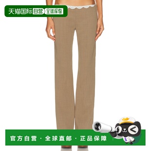 女士 扇贝形束腰裤 子 潮奢 直筒裤 butrym 173426休闲裤 magda