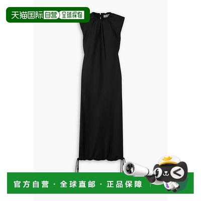 付款1h内可退 潮奢 The Attico 女士 褶皱针织中长连衣裙 241WCM9