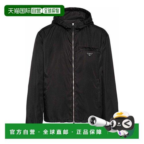 PRADA 男士夹克 SGB6851WQ8S211F0002 SS2026 黑色长袖