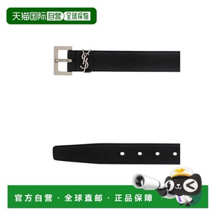 634440AAC8A1000NOIR SAINT 腰带 男士 AW2025 LAURENT