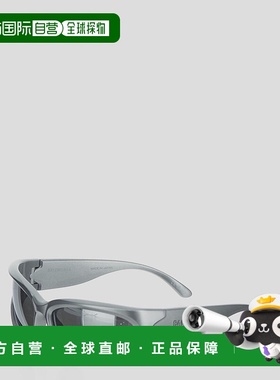 BALENCIAGA 女士太阳镜 658745T00071402 CO 灰色 Black Swift Ov