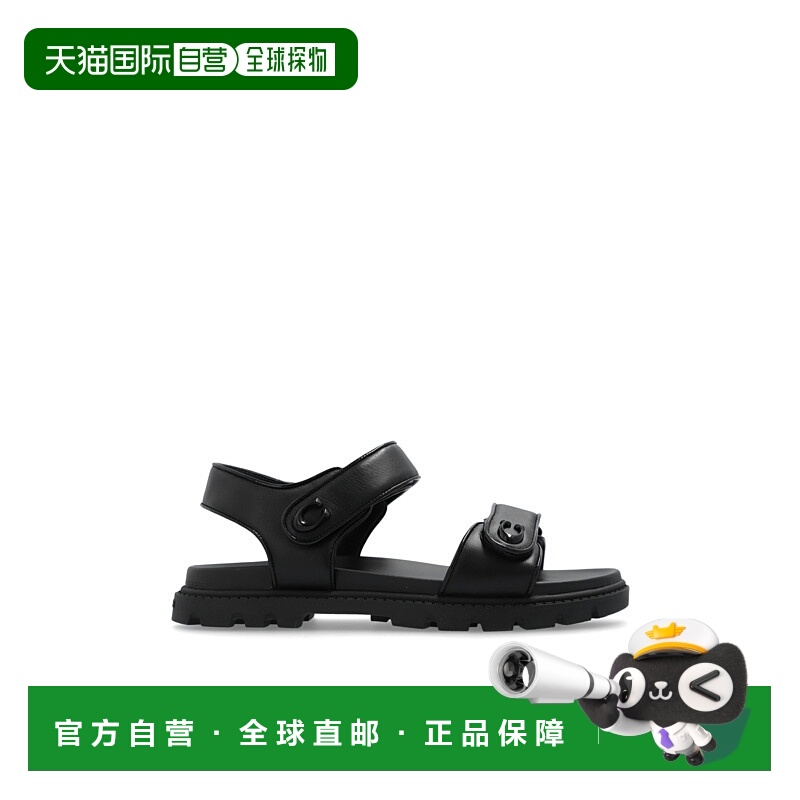 1h可退 COACH 女士凉鞋 CS0940BLK CO 黑色 ‘Brynn’ Sandals