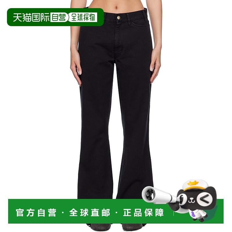 1h可退 潮奢 Stockholm Surfboard Club 女士 黑色 Flared 长裤 F