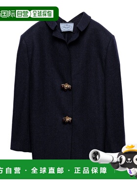 PRADA 女士西服 P573PY18OYSOOOF0008 AW2025 蓝色外套西装