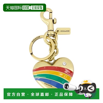 1h可退 COACH 女士钥匙扣 CAX71B4L38 AW2025 金色钥匙圈扣环