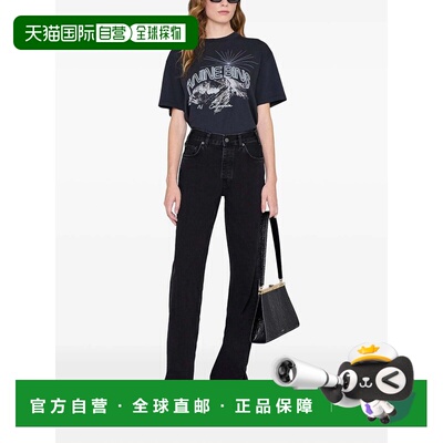 1h可退 Anine Bing 女士T恤 A0811850VTG3 SS2026 蓝色短袖