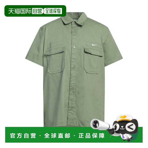 Nike 耐克 男士 纯色衬衫 green绿色 舒适时尚
