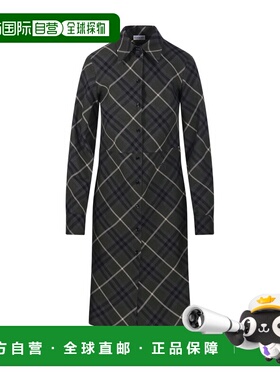 BURBERRY 女士连衣裙 8097535C1475 AW2024 绿色 BURBERRY dress