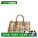 Burberry 巴宝莉 女士 潮奢 格紋拉鍊手提包 8119049