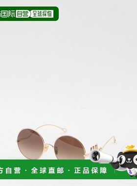 CHLOÉ 女士太阳镜 CH0372S56742 SS2026 金色 全框太阳镜