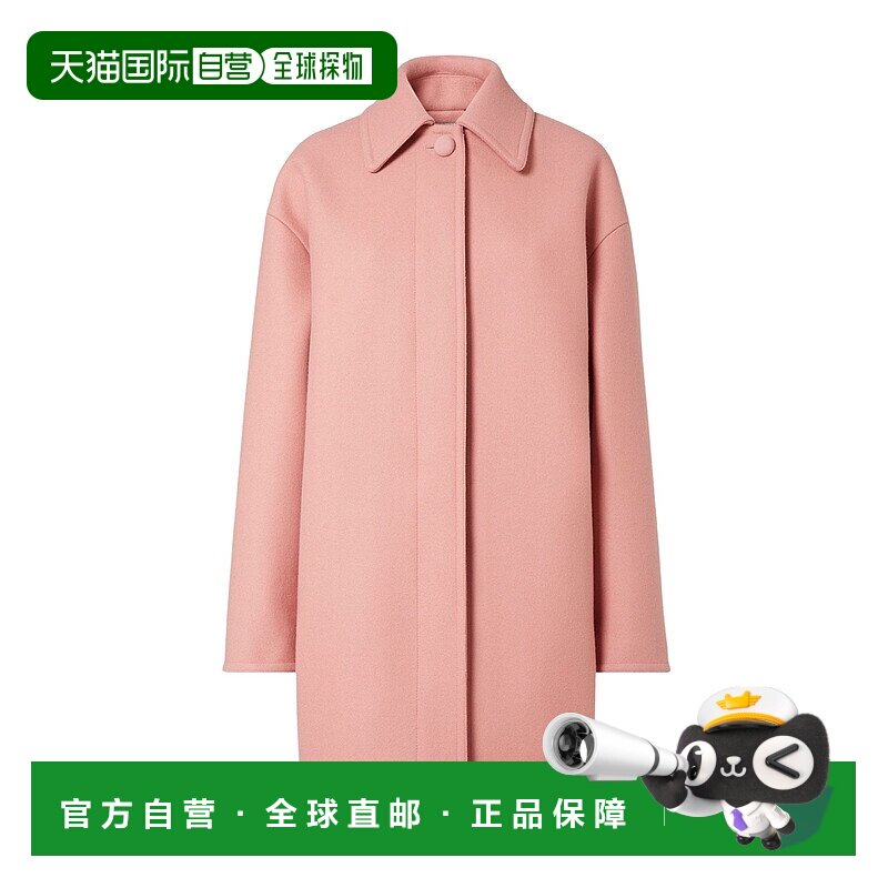 FENDI 女士外套 FJ7670AJ0KF1T6N AW2025 粉红色 羊毛派克大衣