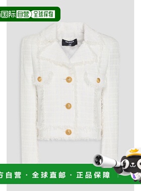 1h可退 潮奢 Balmain 巴尔曼 女士 徽标休闲外套 AF2SK415XF44