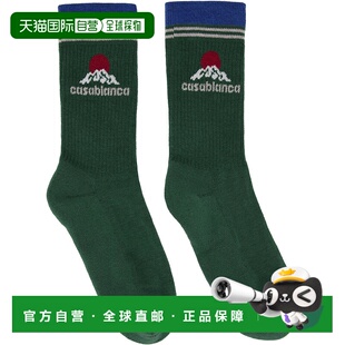 男士 Casablanca 绿色 Montagne APF25ACC010 1h可退 中筒袜 潮奢