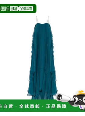 CHLOÉ 女士连衣裙 CH26SRO130013K5 SS2026 蓝色 Teal green musl