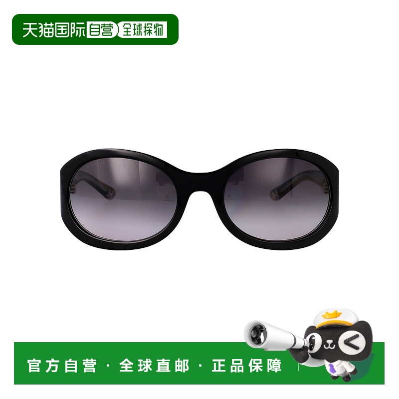 1h可退 GUCCI 女士太阳镜 GG2012S001 SS2025 黑色 GG2012S 001