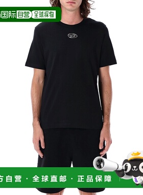 DIESEL 男士T恤 A178800CLBR9XX AW2025 黑色 'T-Adjust-Od' T-sh
