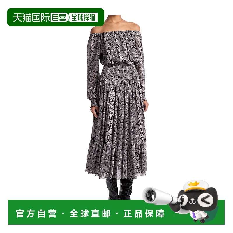 1h可退 MICHAEL KORS 女士连衣裙 MF482JCF4N001 AW2024 黑色