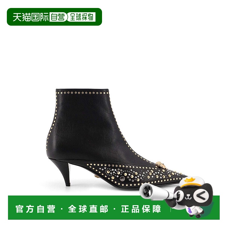 1h可退 VERSACE 女士靴子 10217091A162221B00O AW2025 金色女靴