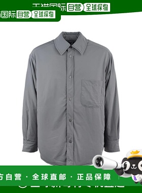 AUTRY 男士夹克 SJPX50DL AW2024 灰色 Autry Gray Padded Oversh
