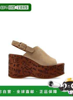 CHLOÉ 女士凉鞋 CH25A10GRY751 SS2026 浅棕色 MAXIME WEDGES