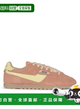 AUTRY 女士运动鞋 WSLWUB10 SS2025 棕色 系带运动鞋