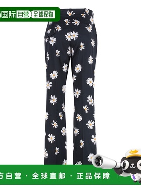 MOSCHINO 女士休闲裤 031505601555 SS2025 黑色 Cotton trousers