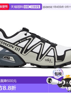 1h可退 潮奢 yves salomon 萨洛蒙 女士 白色 & 灰色 Speedcross