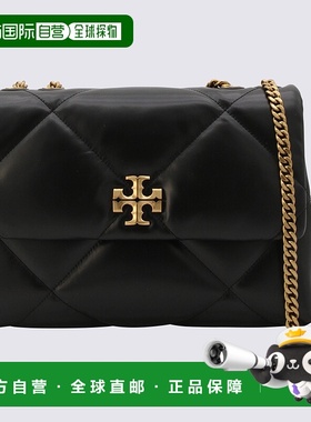 TORY BURCH 女士斜挎包 154704001 AW2025 黑色 KIRA DIAMOND QUI