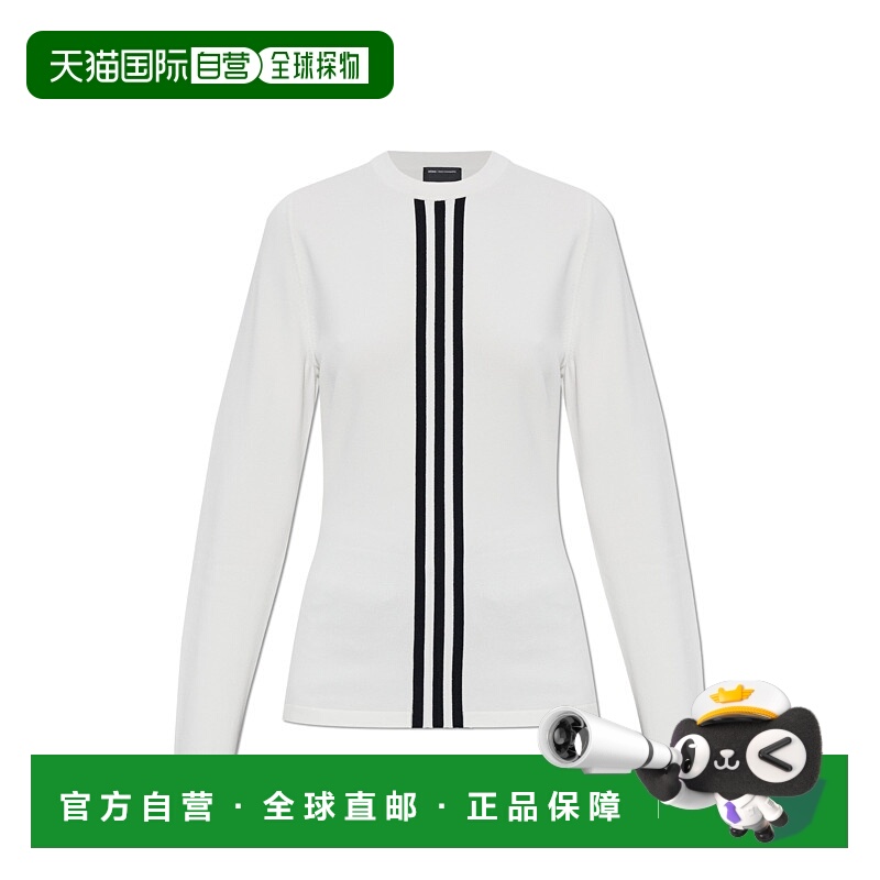 1h可退 Y-3 女士T恤 KD47600CWHITEBLACK AW2025 白色 Long sleev