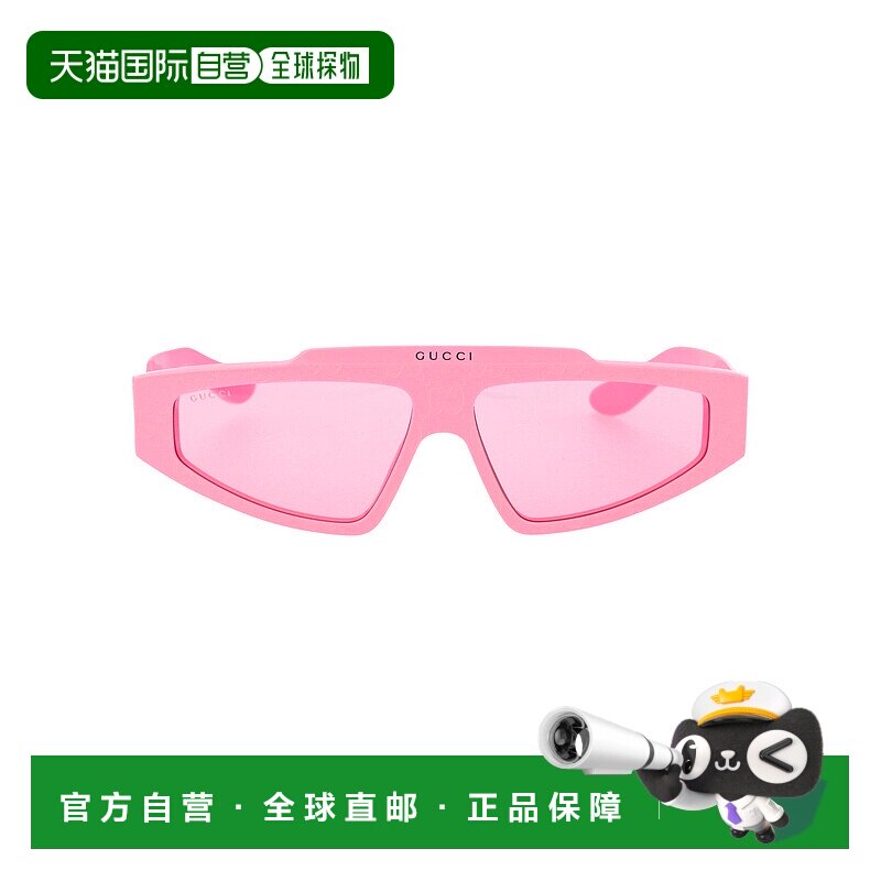 GUCCI 男士太阳镜 GG1591S003 AW2025 古驰徽标 太阳镜粉红色
