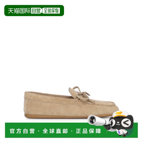 MIU MIU 女士芭蕾乐福鞋 5D577E054F0F24 SS2026 女鞋一脚蹬驼色