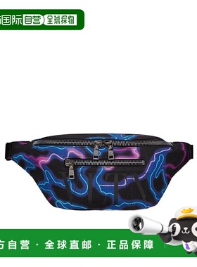 VALENTINO 男士腰包 XY2B0982LTGKQ0 SS2022 蓝色 黑色Neon Camou