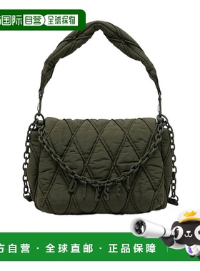 DIESEL 女士斜挎包 X10265P8048T7433 SS2025 军绿色手提包单肩包