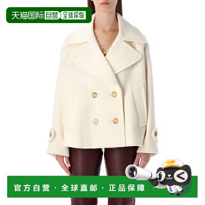 CHLOÉ 女士外套 CH25AMA96952112 AW2026 白色 SHORT COAT