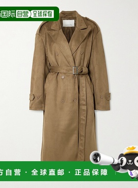 1h可退 潮奢 The Frankie Shop 女士 Pembroke 磨毛风衣 TRFS2109