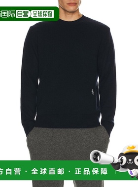 1h可退 潮奢 SPORTY & RICH 男士 羊绒毛衣 WS08362302BL106
